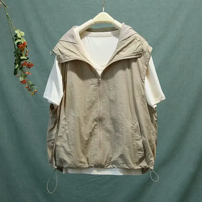 Gilets Cargo à capuche pour femmes