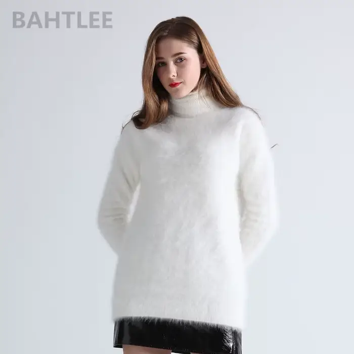 Pull Angora Femme, Pulls Col Roulé