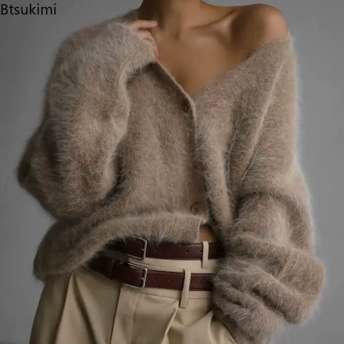 Cardigan élégant à manches longues pour femme