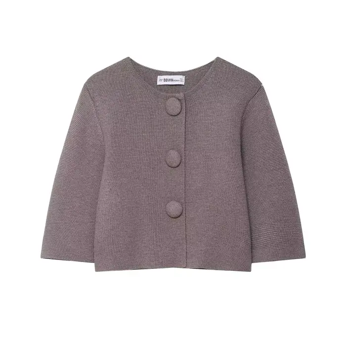 CharmChant recadrée Cardigan pour femmes chandails confortables tricots haut femme à manches courtes