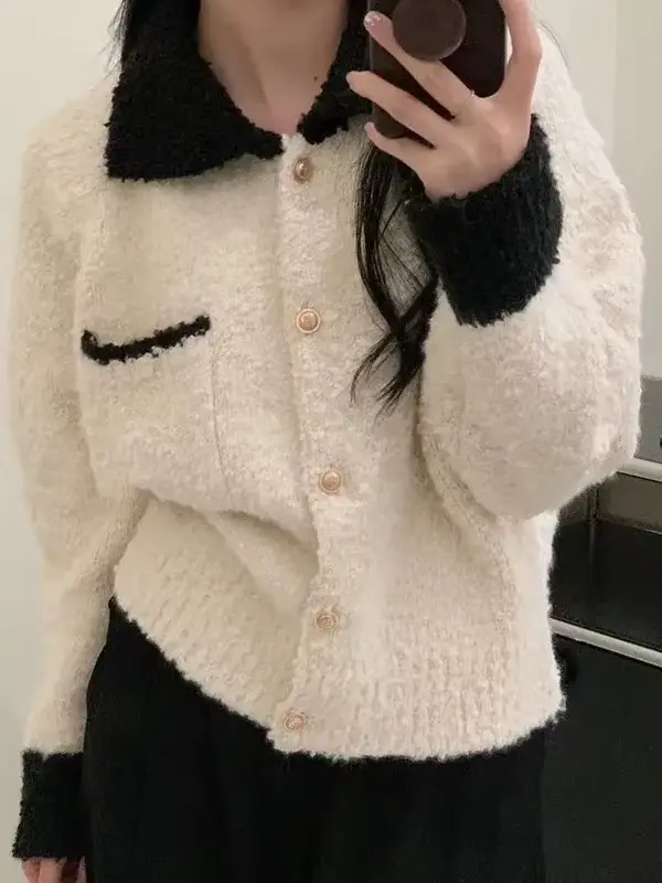 Cardigan noir élégant pour femmes