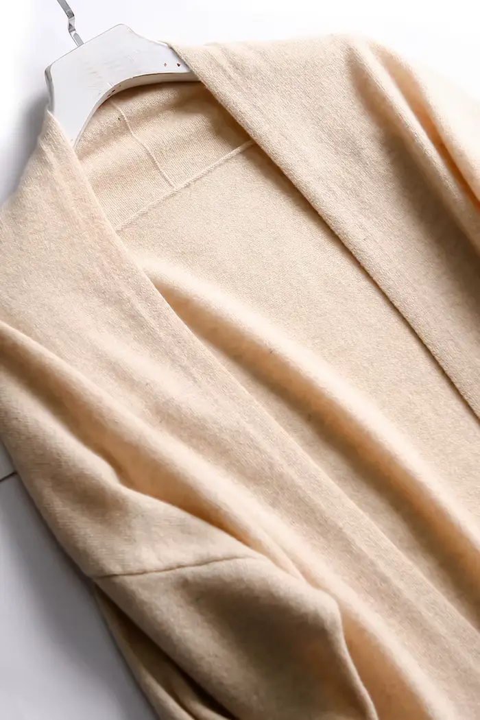 Cardigan long en laine pour femme