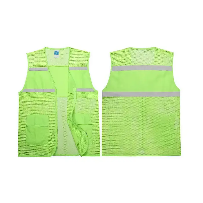 Gilet en maille respirante personnalisé avec impression de logo