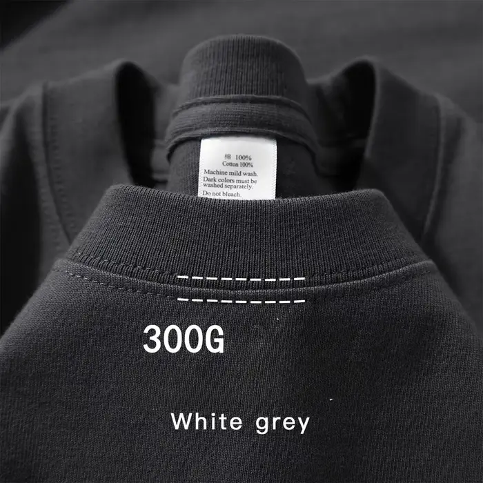 T-shirt à manches courtes en coton épais