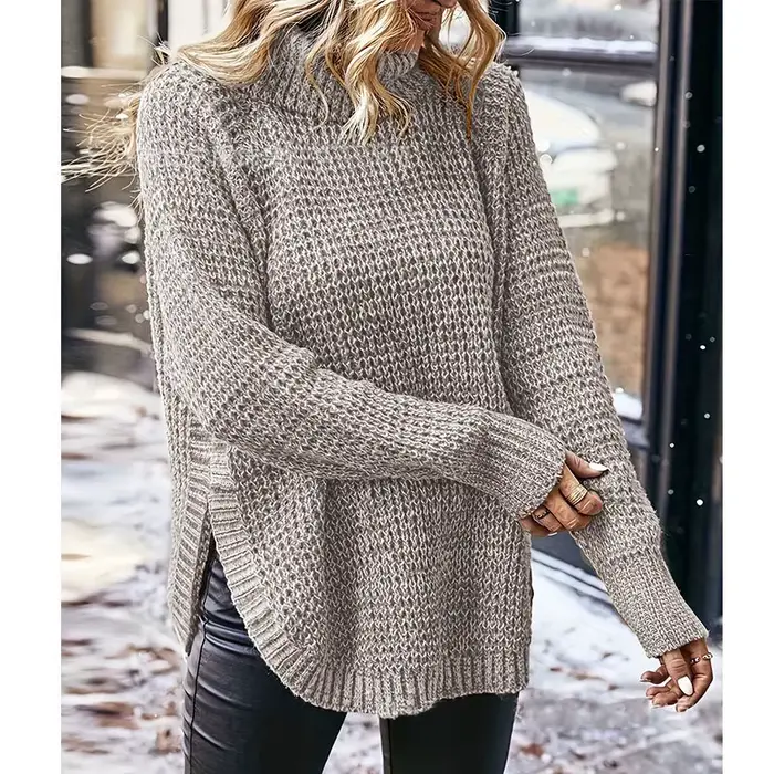 Pull en tricot confortable pour femme