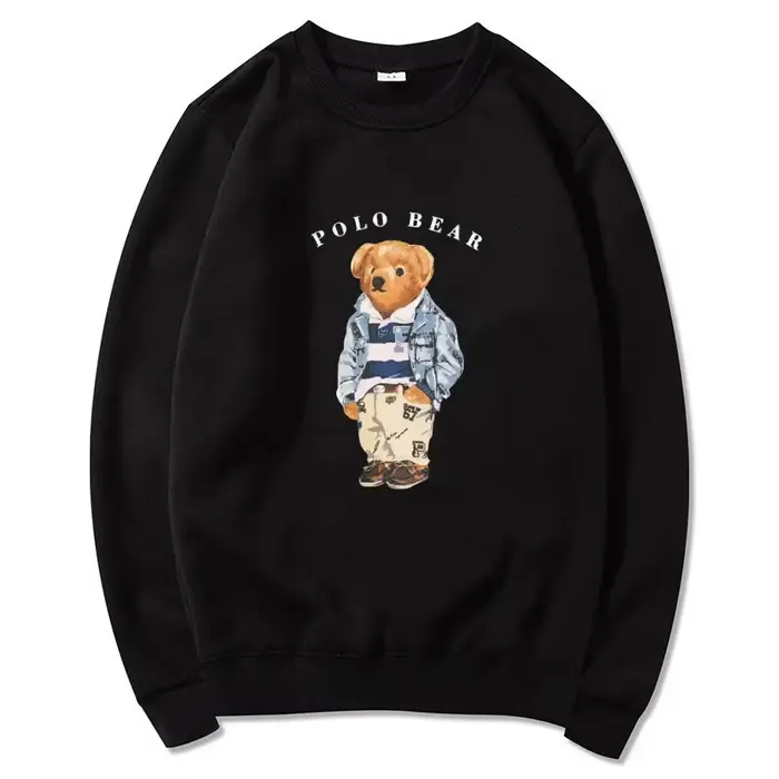 Pull décontracté confortable et polyvalent, sweat à capuche à motif ours en peluche à la mode
