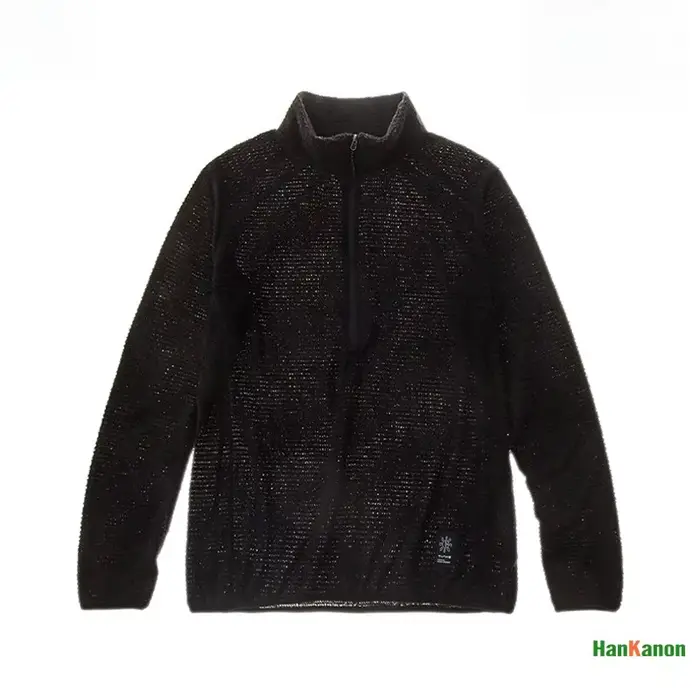 Sweat-shirt à col montant et demi-zip pour femme, couche de base polyvalente en polaire respirante p