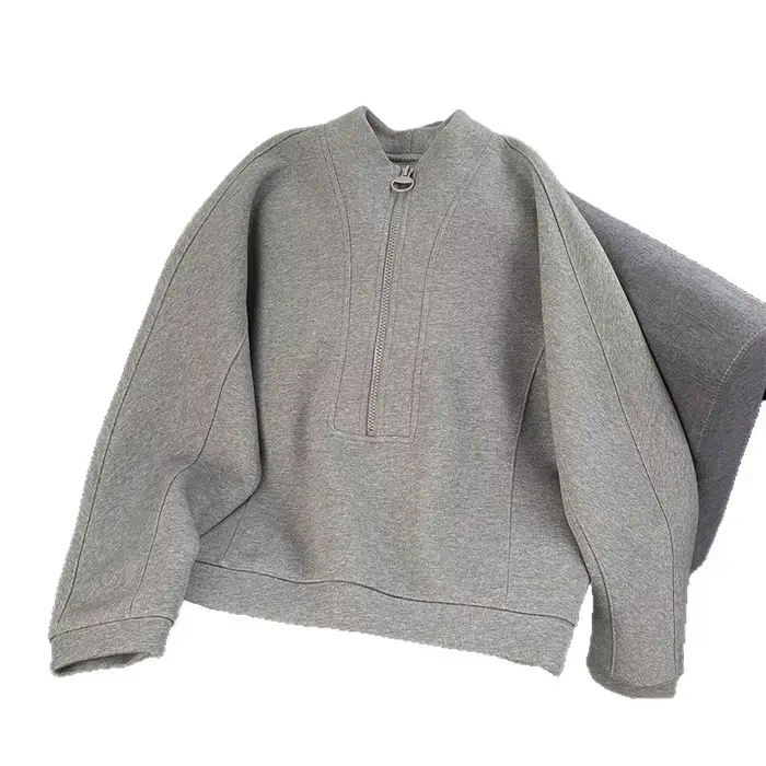 Sweat-shirt à col montant pour hommes