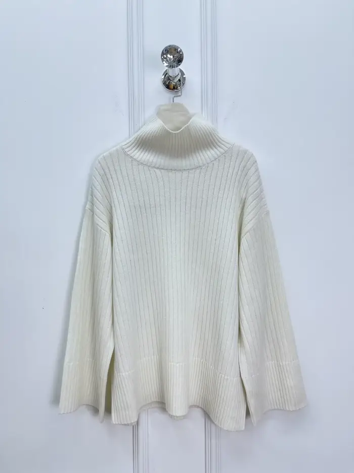 26 début du printemps femmes nouveau col haut à la mode tricoté base pull tricoté pull femmes vêteme