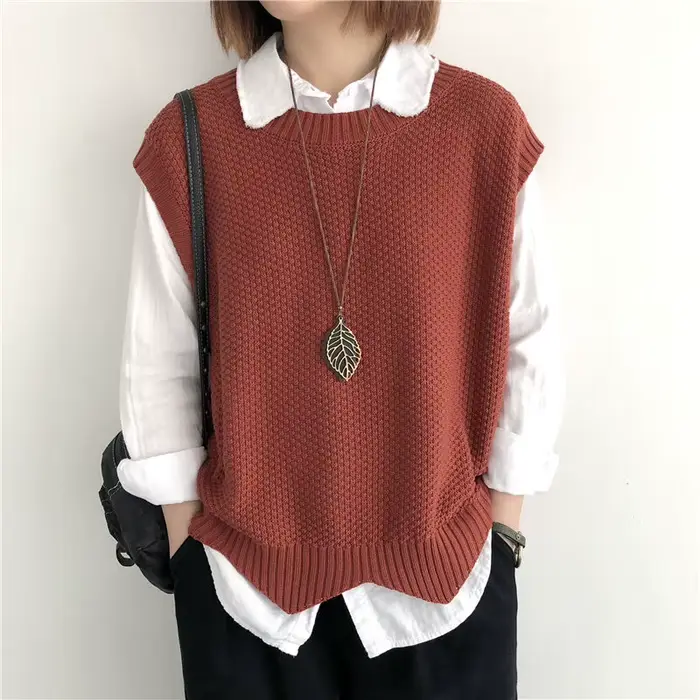 Gilets courts en tricot pour femmes, vêtements bon marché, pull, tendance 2025, jeune, lisse, Y2k, p