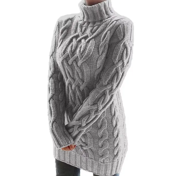 Pull de souhait pour femme, automne et hiver, épais, deux revers, rétro, fil épais, robe torsadée