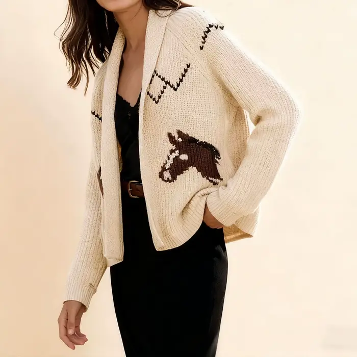 Cardigan en tricot pour femmes