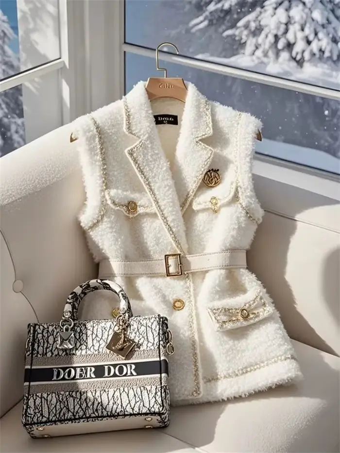 Veste femme gilet femme gilet femme hiver Unique et beau haute qualité sens de vêtements pliants tai