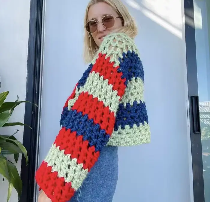 Haut en laine et mohair à col rond personnalisable pour femmes, tissé à la main, décontracté et élégant pour toutes les saisons et occasions spéciales