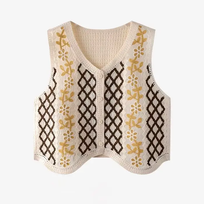 Gilet en Crochet pour femme
