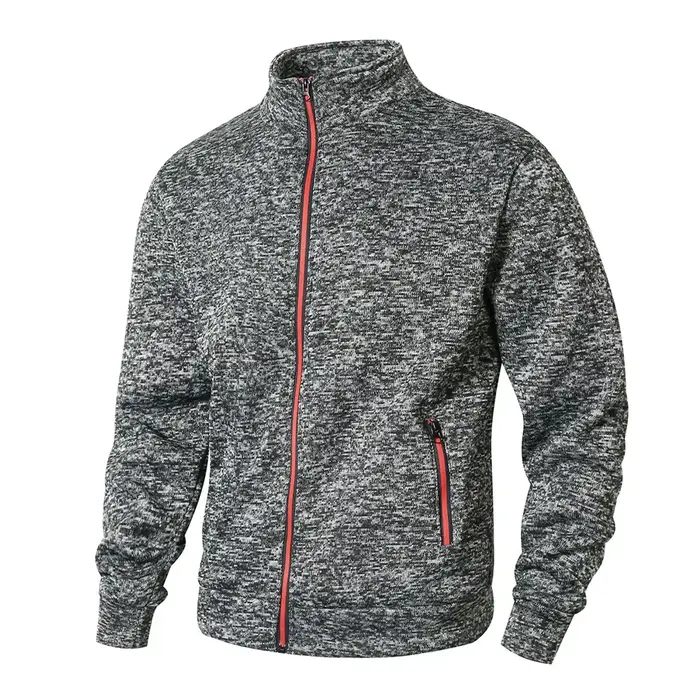 Veste à col montant pour hommes, Cardigan décontracté, sweat-shirt zippé pour printemps et automne