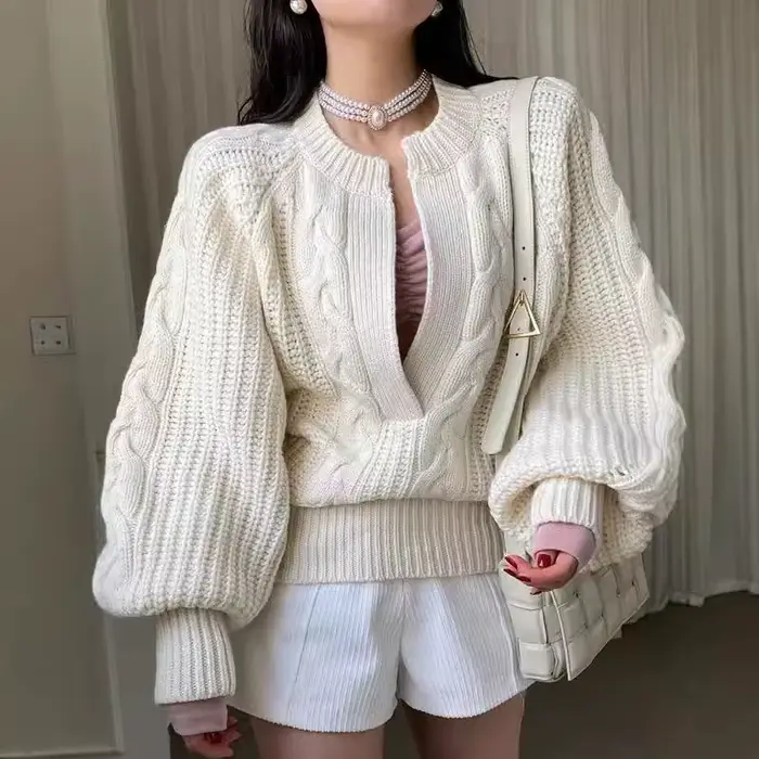 Pull à col torsadé pour femme, nouveau Style élégant, à la mode, à capuche, couleur ample, chemise t