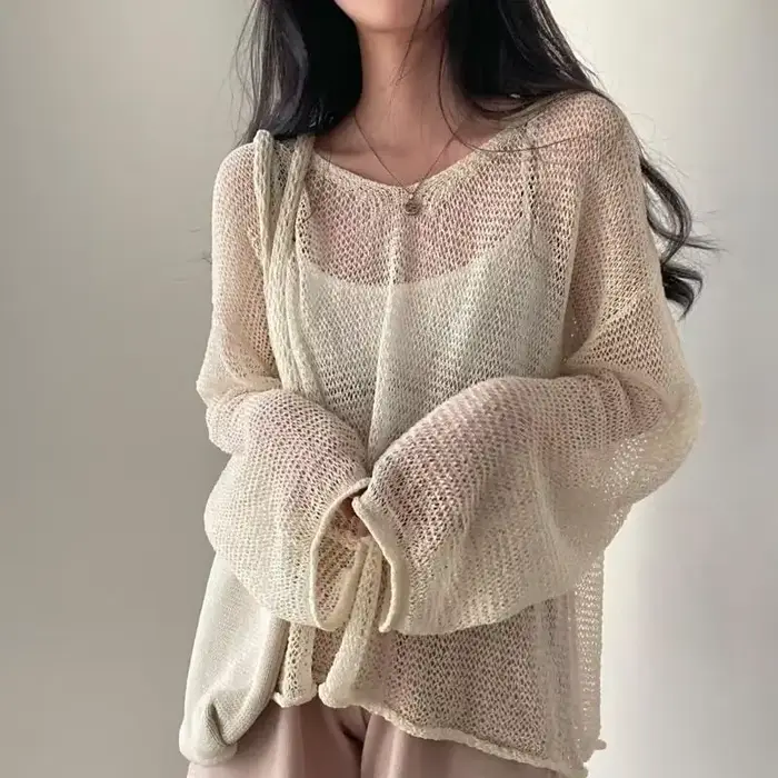 Pull en maille fine pour femme
