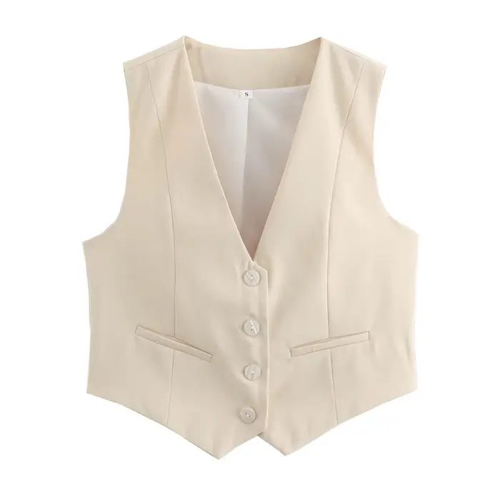 UETEEY 2025 mode dames gilet robuste dames Chic sans manches nouveau multicolore vêtements de rue