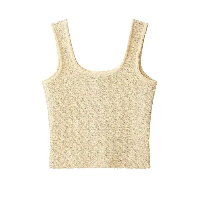 Cardigans tricotés à paillettes pour femmes, couleur unie, un bouton, manches courtes, gilet Slim, e