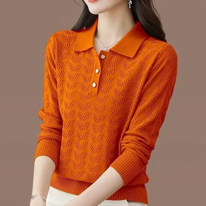 Pull tricoté à col en v pour femme, ample, couleur unie, doux, chemises à bascule, pull basique, col