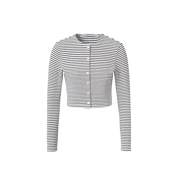 Robe pour femme AP SS2026, cardigan rayé et robe, trois couleurs au choix, tenue élégante pour femme