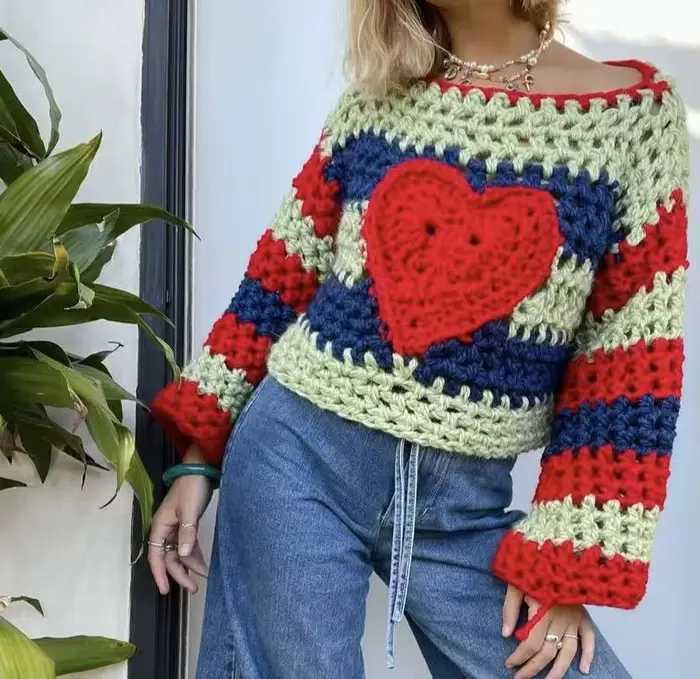 Haut en laine et mohair à col rond personnalisable pour femmes, tissé à la main, décontracté et élégant pour toutes les saisons et occasions spéciales